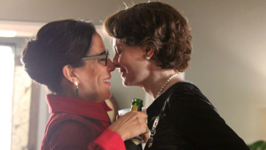 Reaching For The Moon 2013, lesbian film, lesbian women kiss scene