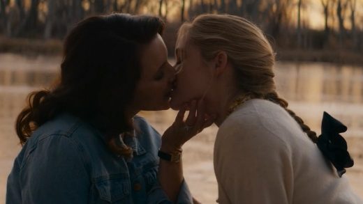 Deadly Illusions, greer grammer lesbian kiss